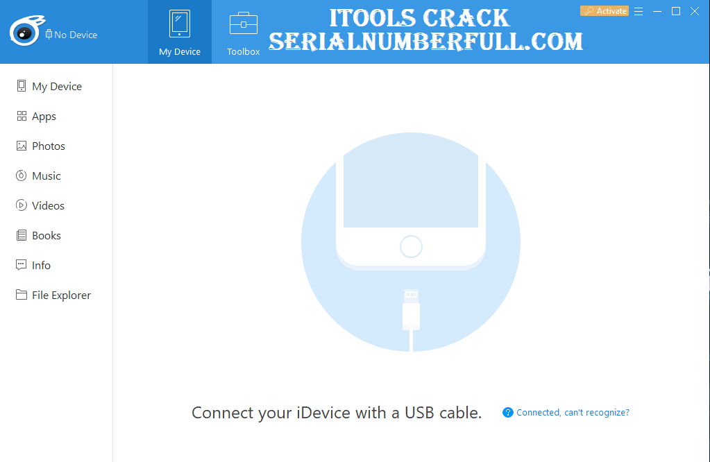 iTools 4.4.5.8 Crack + License Key Latest Version